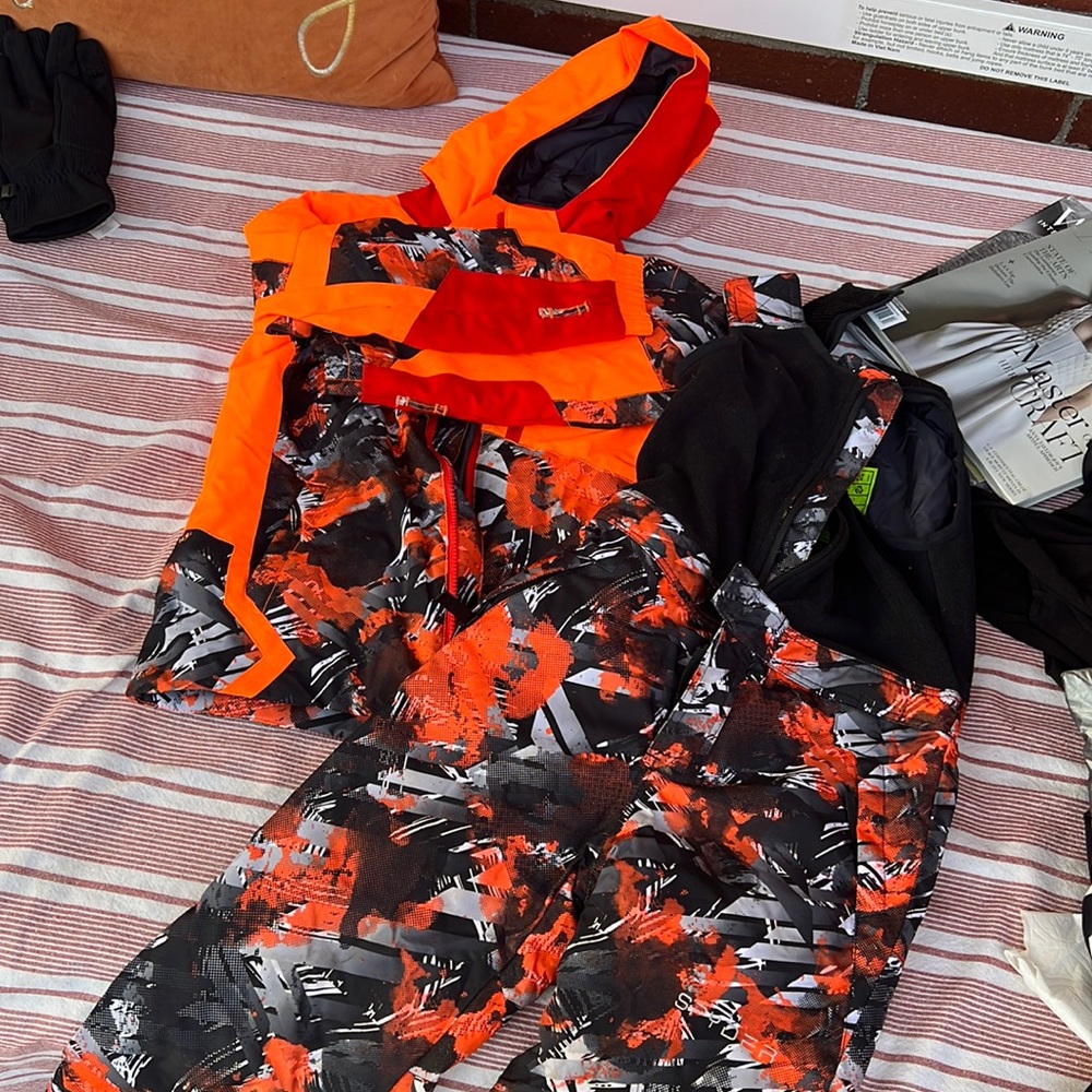 Boys spyder ski set